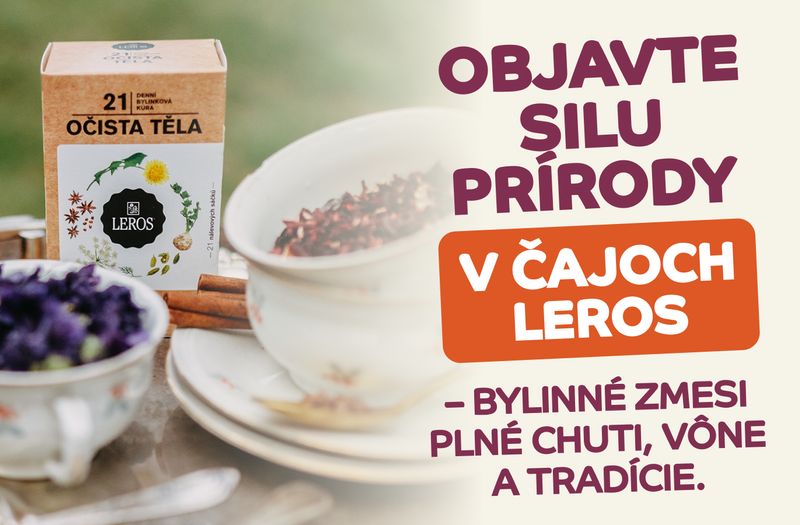 Spoznajte čaje LEROS zo Strážnice