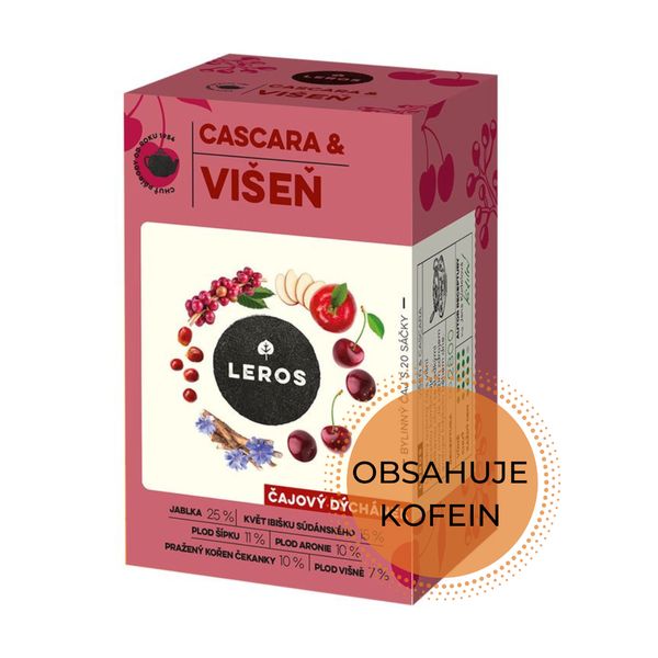 LEROS Čajový dýchánek Višeň & Cascara 20x2g thumbnail