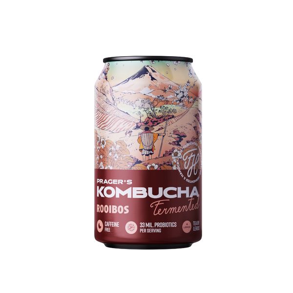 PRAGER'S Kombucha Rooibos 0,33 l - plech thumbnail