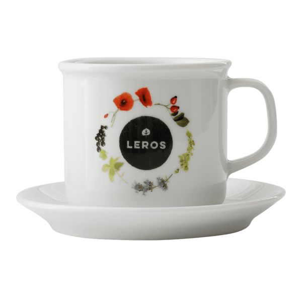 LEROS Porcelánová šálka s tanierikom - 250ml thumbnail