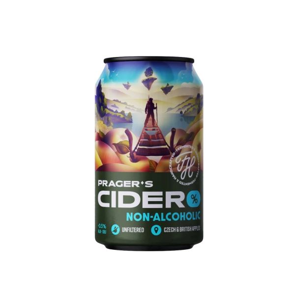 PRAGER'S Nealko Cider Originál 0,33 l - plech thumbnail