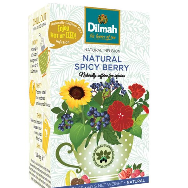DILMAH Čaj ovocný Naturally Spicy Berry 20/1,5g thumbnail