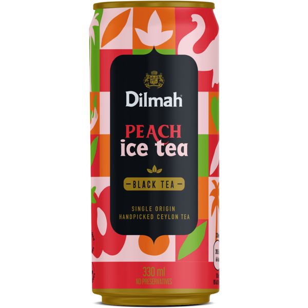 Dilmah Ice Tea Peach 0,33 l - plech thumbnail