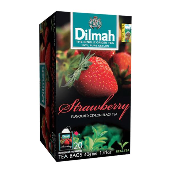 DILMAH Čaj černý Jahoda 20/2g thumbnail