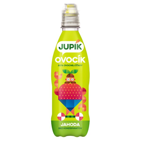 JUPÍK OVOCÍK Jahoda 0,33 L - pet thumbnail