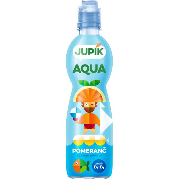 JUPÍK Aqua Pomaranč 0,5 l - PET thumbnail