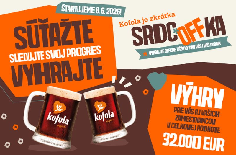 Odmeňte svoj tím aj podnik: Štartuje veľká letná súťaž s Kofolou na Supplo.sk!