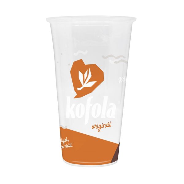 Plastový kelímok transparentný Kofola 0,5 L - 50 ks thumbnail