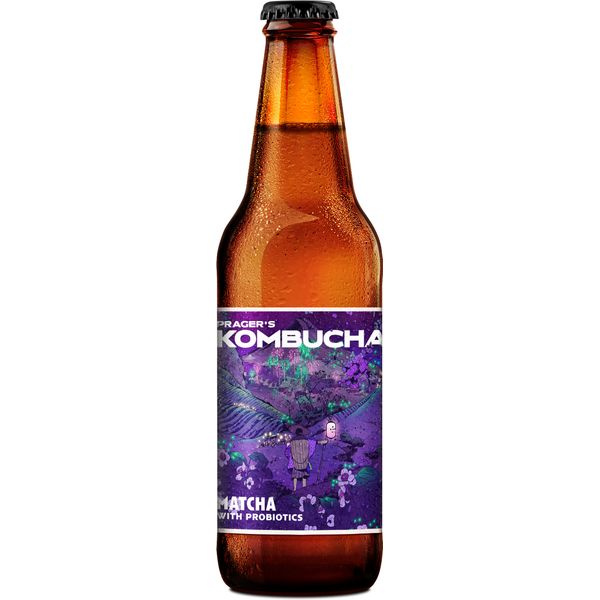Prager's Kombucha Matcha 0,33 l - sklo thumbnail