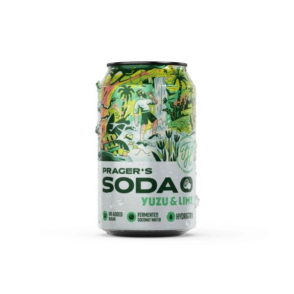 PRAGER’S Soda Yuzu & Lime 0,33 l - plech thumbnail