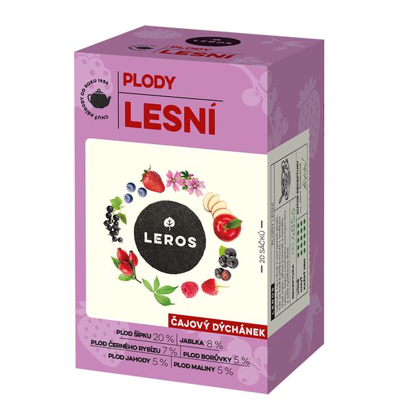 LEROS Čajový dýchánek Lesní plody 20x2,2g thumbnail