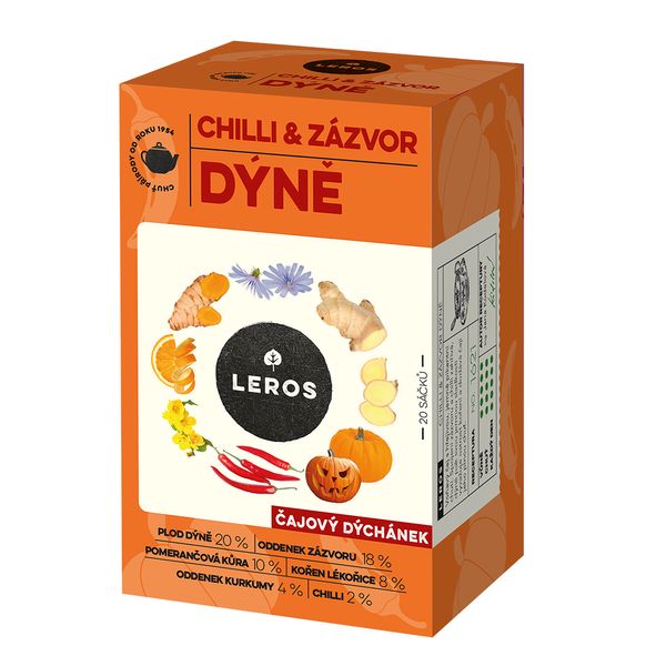LEROS Čajový dýchánek Dýně chilli & zázvor 20x2g thumbnail