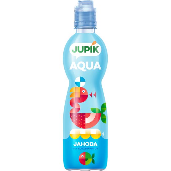 JUPÍK Aqua jahoda 0,5 L - pet thumbnail