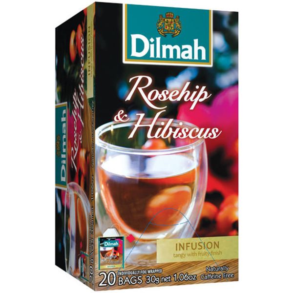 DILMAH Čaj bylinný šípek a ibišek 20x1,5g thumbnail