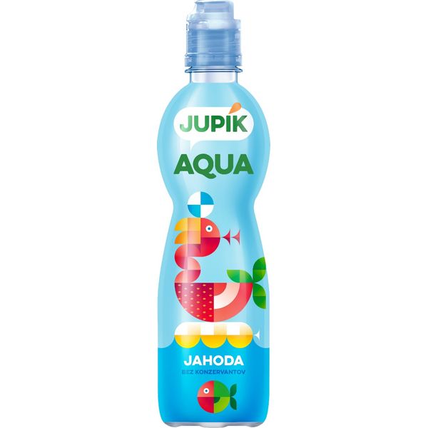 JUPÍK Aqua Jahoda 0,5 l - PET thumbnail