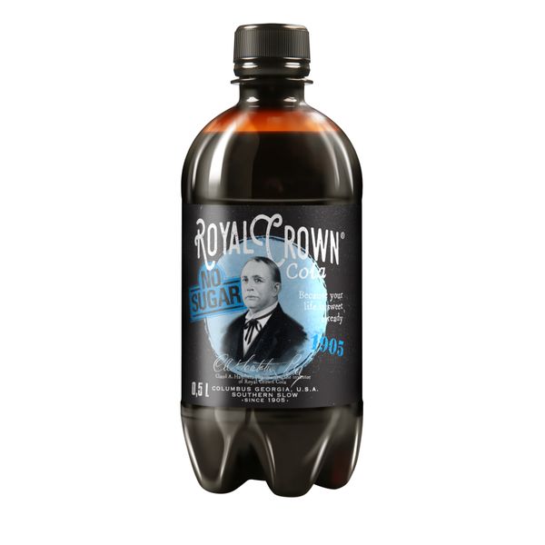 ROYAL CROWN Cola No sugar 0,5 l - PET thumbnail