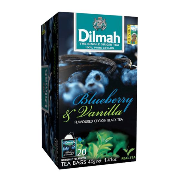 DILMAH Čaj borůvka a vanilka - 20x2g thumbnail