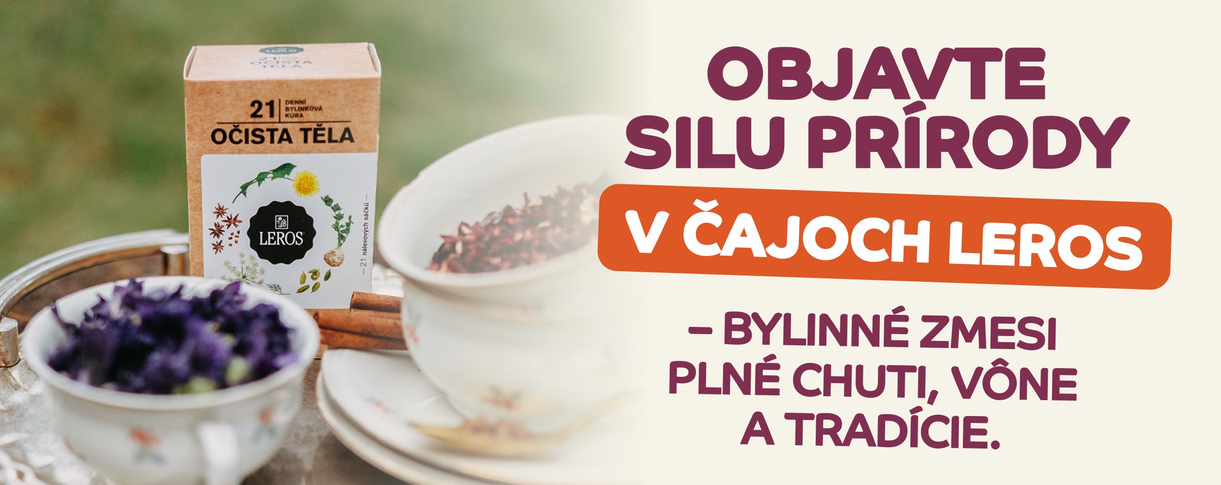Spoznajte čaje LEROS zo Strážnice